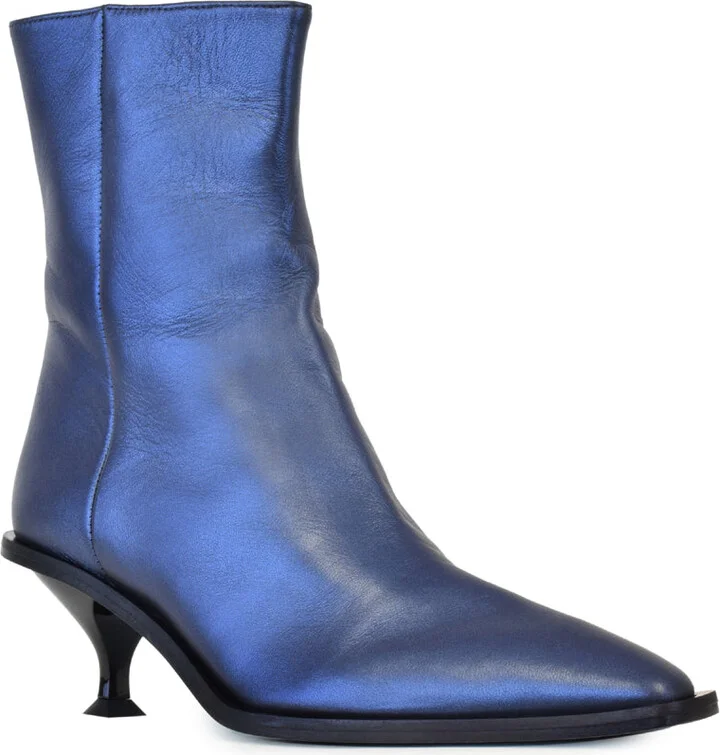 Blue Drago Short Boot Eclipse Blu Lamb - Image 2