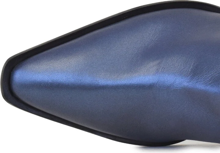 Blue Drago Short Boot Eclipse Blu Lamb - Image 3