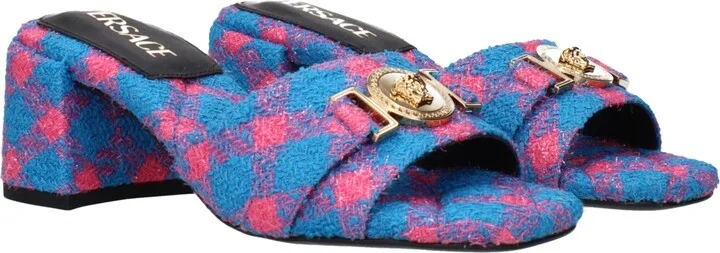 Blue Fabric Women's Platforms - Image 2