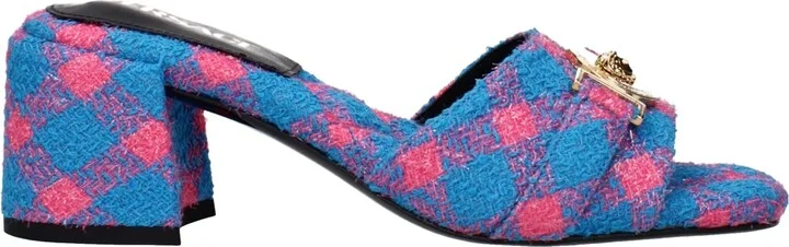 Blue Fabric Women's Platforms