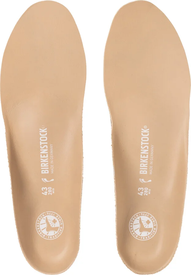 ‘Blue Footbed’ Insole, , - Beige
