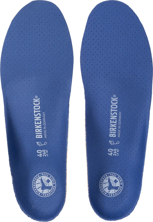 ‘Blue Footbed’ Insole, , - Blue