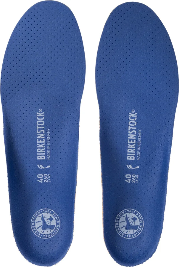 ‘Blue Footbed’ Insole, , - Blue