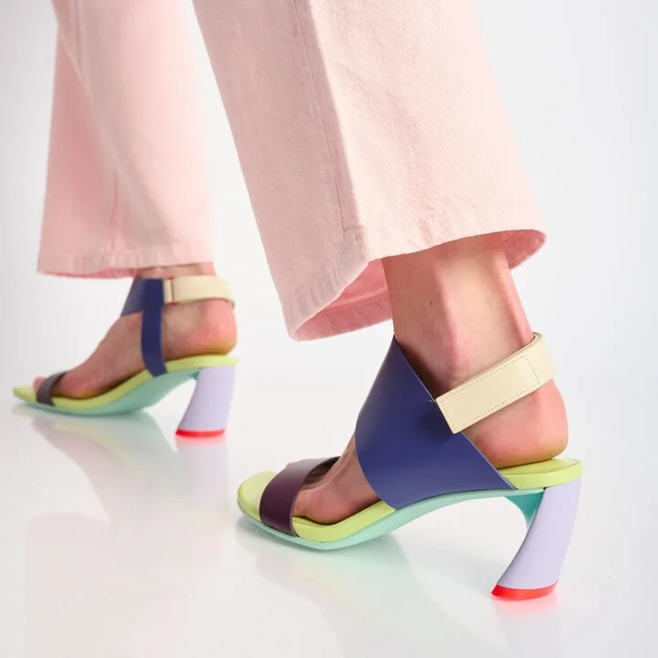 Blue / Green Zuma Sandal Mid - Party - Image 2