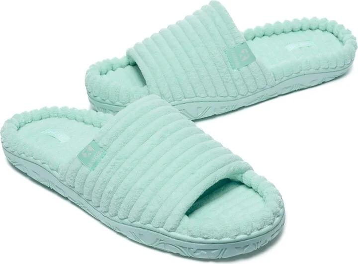 Blue Judy - Jumbo Cord Slipper Slider - Seafoam - Image 2