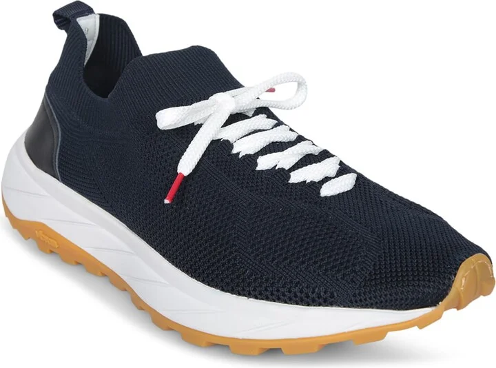 Blue Knit Vibram Sneakers - Image 2