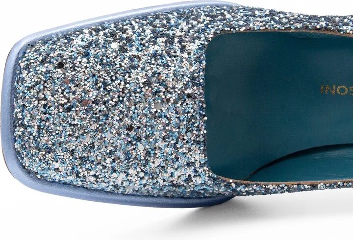 Blue Larice Pump Sky Glitter/Aris - Image 4