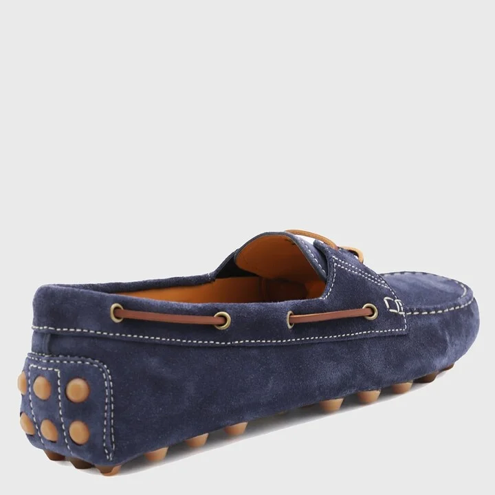 Blue Leather Loafers - Image 2