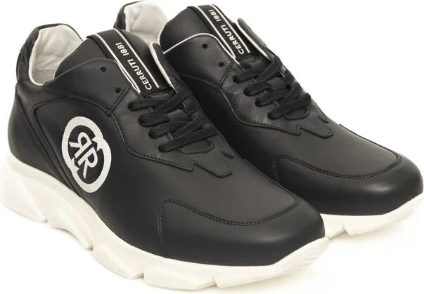 Blue Leather Men Men's Sneaker - Image 3