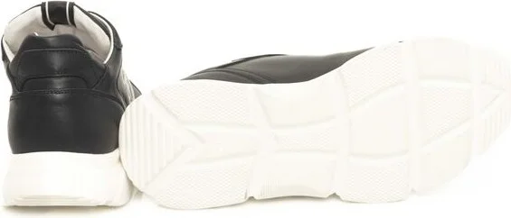 Blue Leather Men Men's Sneaker - Image 4