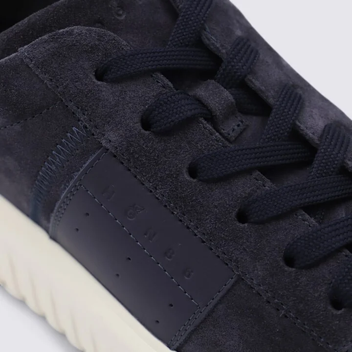 Blue Leather Sneakers - Image 4