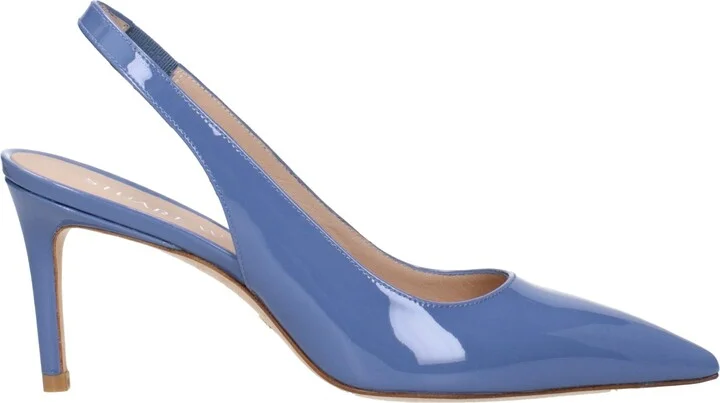 blue Leather Women's Sandal