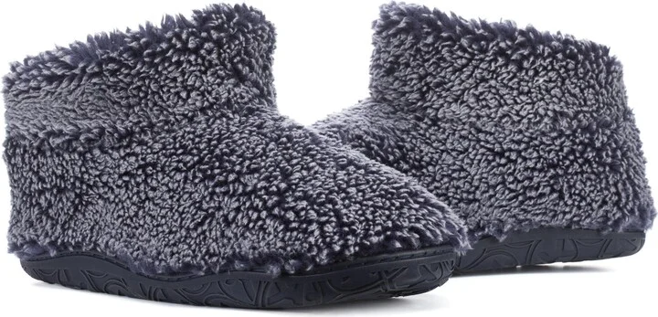 Blue Leonardo - Shorter Length 100% Recycled Snow Tipped Sherpa Slipper Boot - Washed Peacoat Navy - Image 3