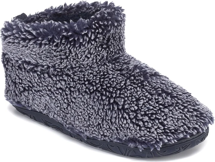 Blue Leonardo - Shorter Length 100% Recycled Snow Tipped Sherpa Slipper Boot - Washed Peacoat Navy