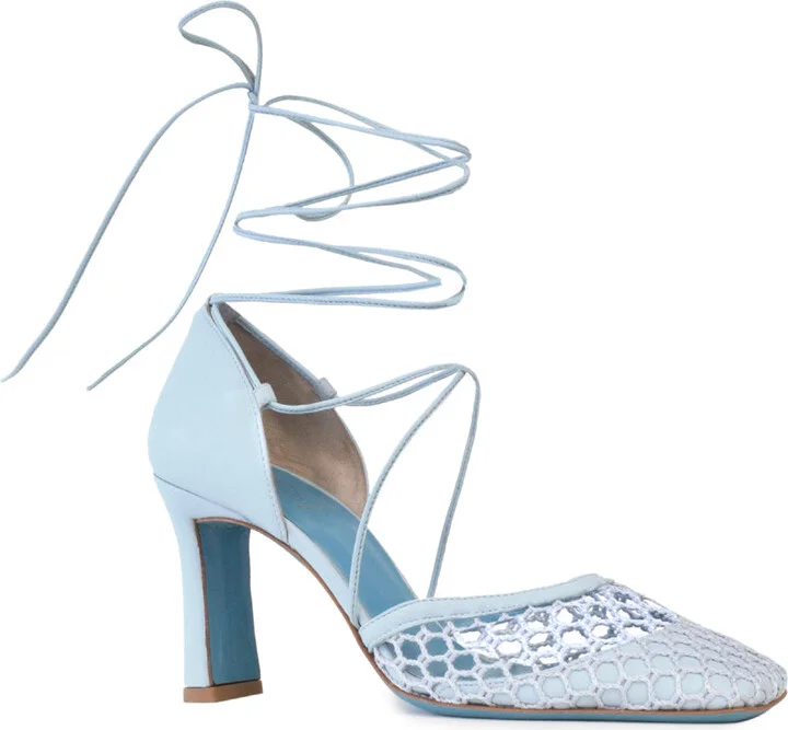 Blue Leone Sling In Aquamarine Parmasoft/Grey Knots Fabric - Image 2