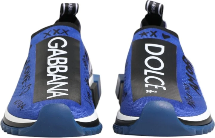 Blue Logo Low Top Sorrento Sneakers Men's Shoes - Image 2