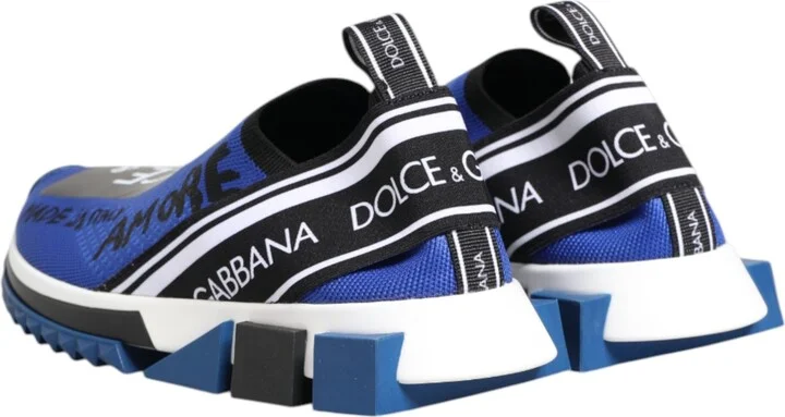 Blue Logo Low Top Sorrento Sneakers Men's Shoes - Image 5