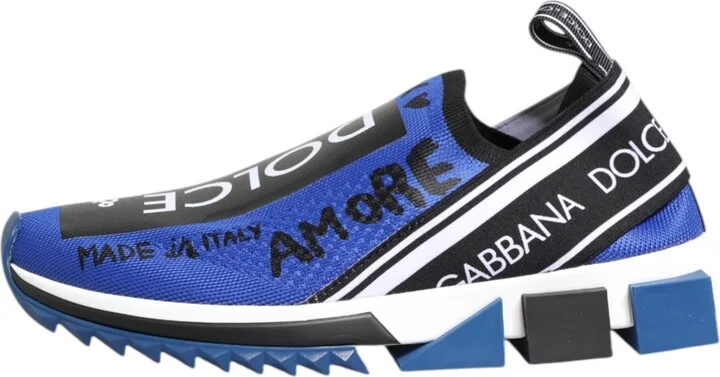 Blue Logo Low Top Sorrento Sneakers Men's Shoes - Image 6