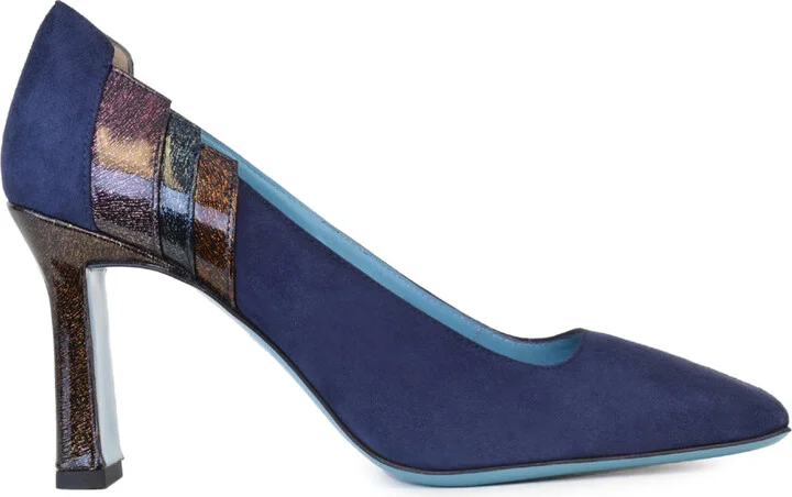 Blue Lorenzo Pump Navy Cashmere
