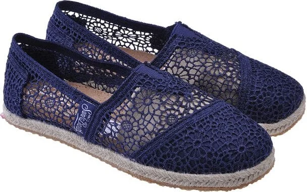 Blue Macramè Espadrillas