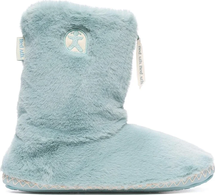 Blue Marilyn - Classic Faux Fur Slipper Boot - Seafoam - Image 6