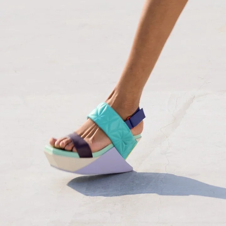 Blue / Pink / Purple Delta Wedge Puffy - Party - Image 2