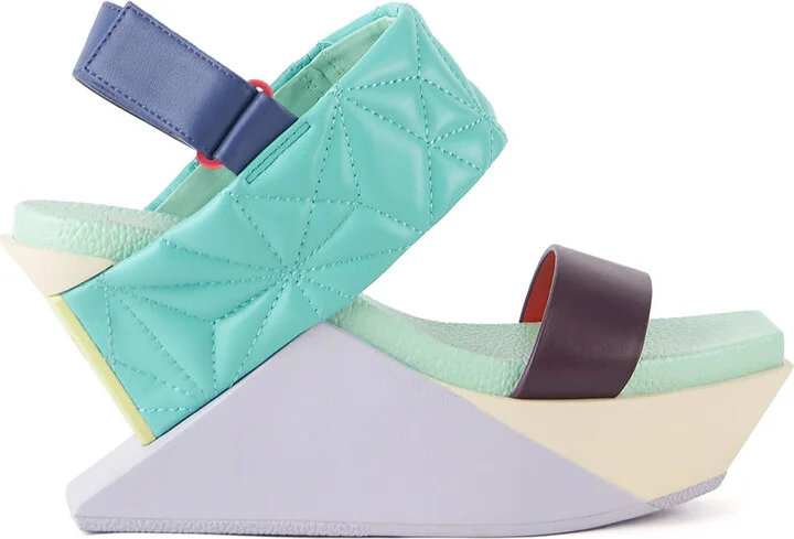 Blue / Pink / Purple Delta Wedge Puffy - Party