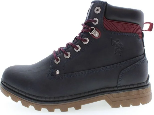 Blue Polyester Men's Boot - Image 2