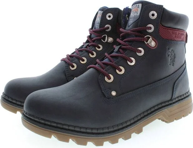 Blue Polyester Men's Boot - Image 3