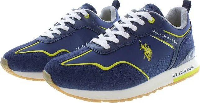 Blue Polyester Men's Sneaker - Image 2