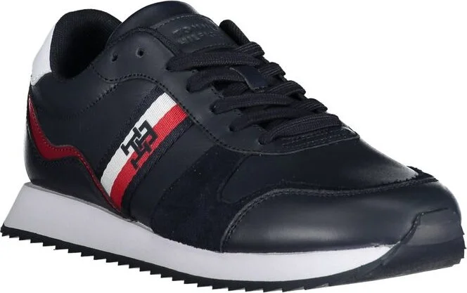 Blue Polyester Men's Sneaker - Image 2