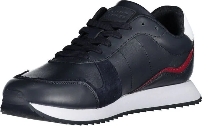 Blue Polyester Men's Sneaker - Image 3