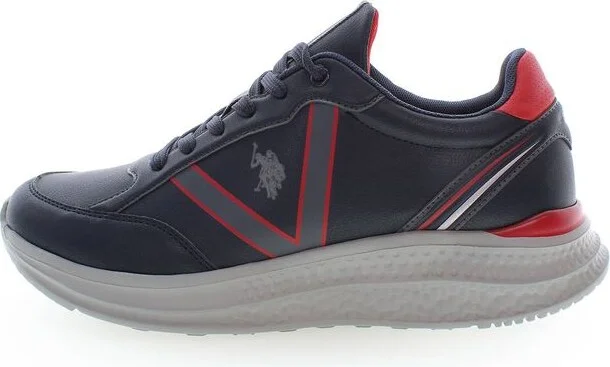 Blue Polyester Men's Sneaker - Image 2