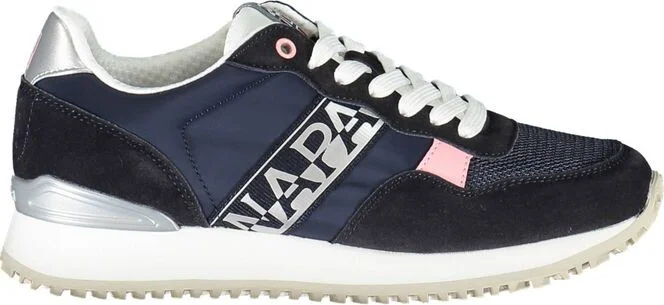 Blue Polyester Women's Sneaker