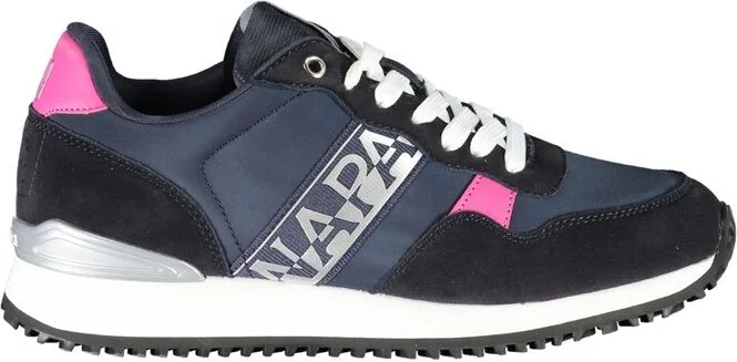 Blue Polyester Women's Sneaker