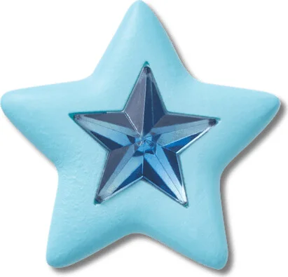 Blue Star With Gem