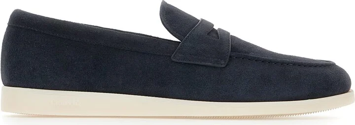 Blue Suede Loafers