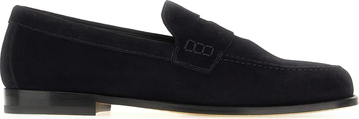 Blue Suede Loafers