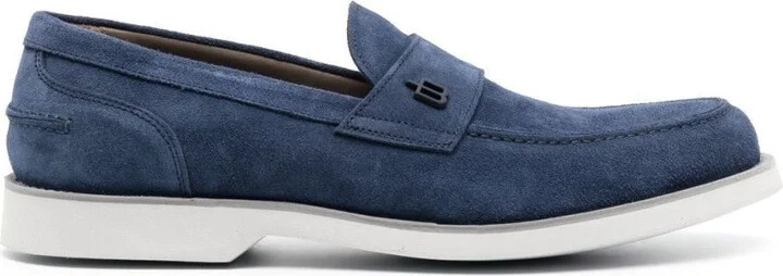 Blue Suede Loafers