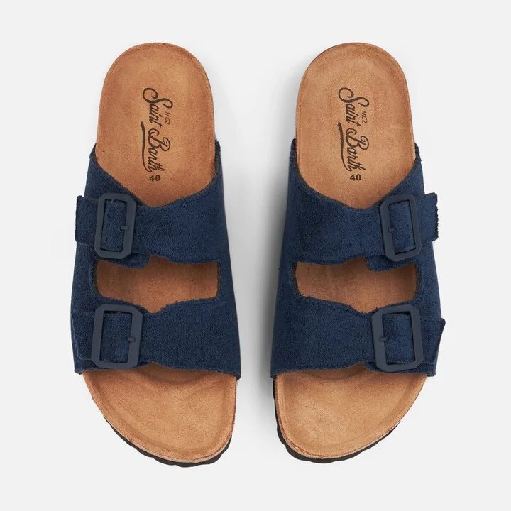 Blue Terry Man Sandals - Image 3