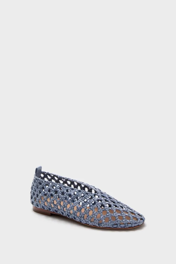 Blue Woven Ballerina