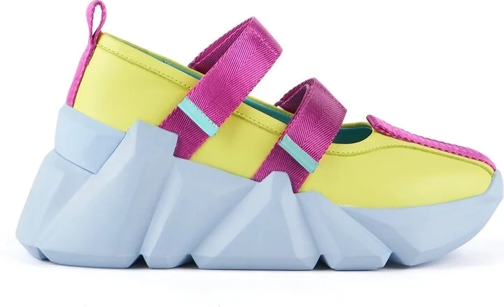 Blue / Yellow / Orange Space Kick Jane - Sour Neon