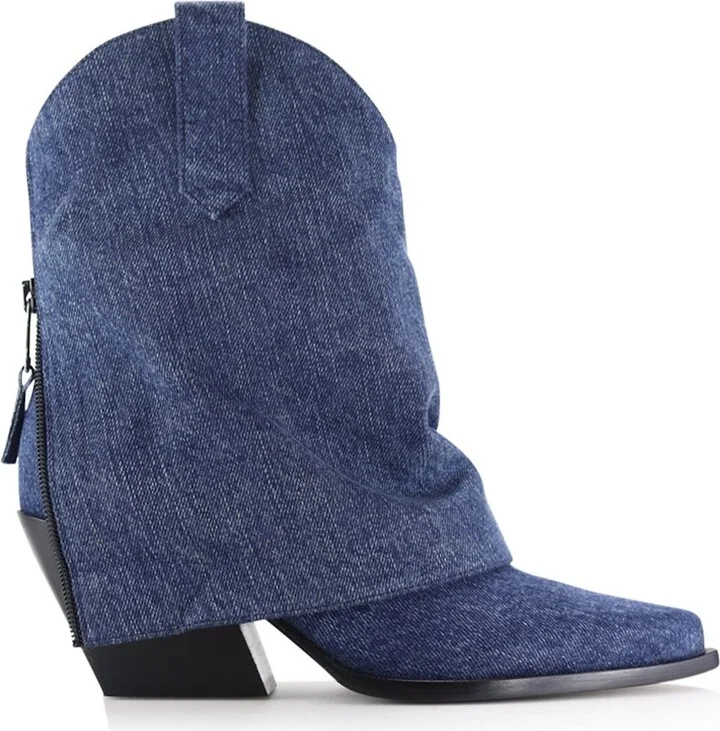 Blue Zorro Boots, Denim