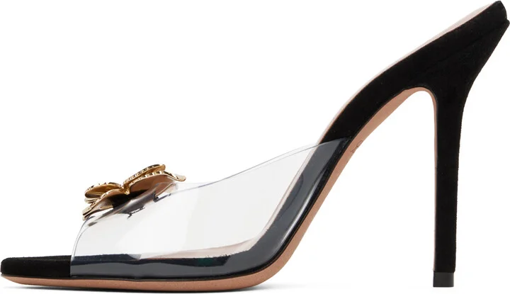 Blumarine Black Dafne Heeled Sandals - Image 3