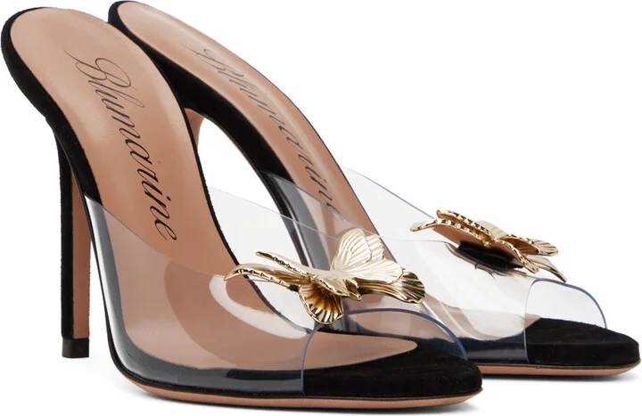 Blumarine Black Dafne Heeled Sandals - Image 4