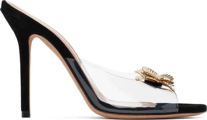Blumarine Black Dafne Heeled Sandals