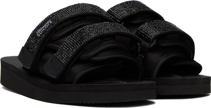 Blumarine Black Suicoke Edition Moto Sandals - Image 4