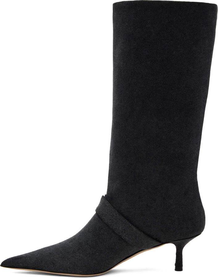 Blumarine Blue Jeanne Boots - Image 3