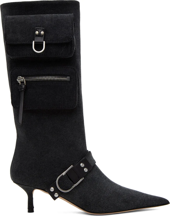 Blumarine Blue Jeanne Boots