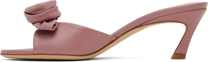 Blumarine Pink Juliet Heeled Sandals - Image 3